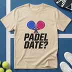 Padel Date? Blau Pink T-Shirt