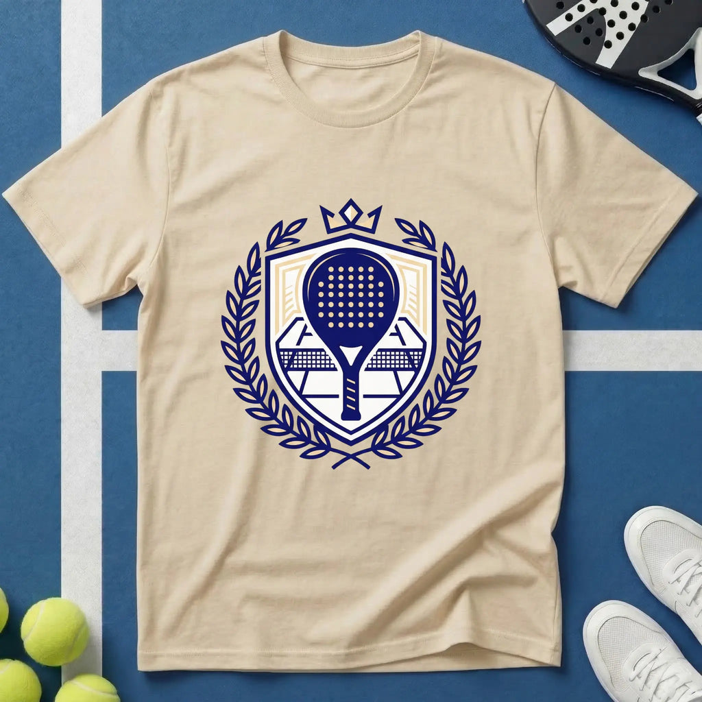 Königliches Padel Wappen mit Krone 2 T-Shirt