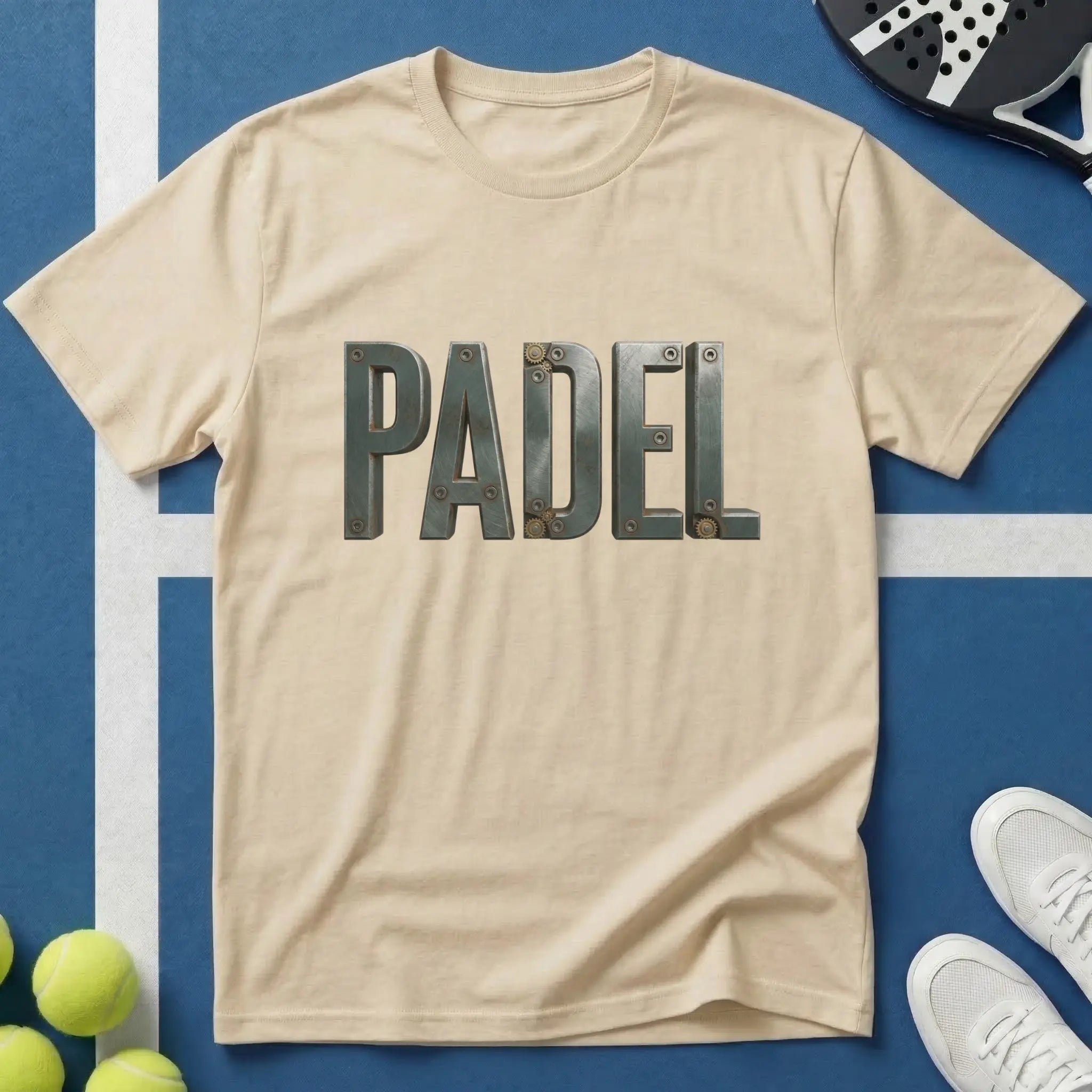 Padel 3D Metall T-Shirt
