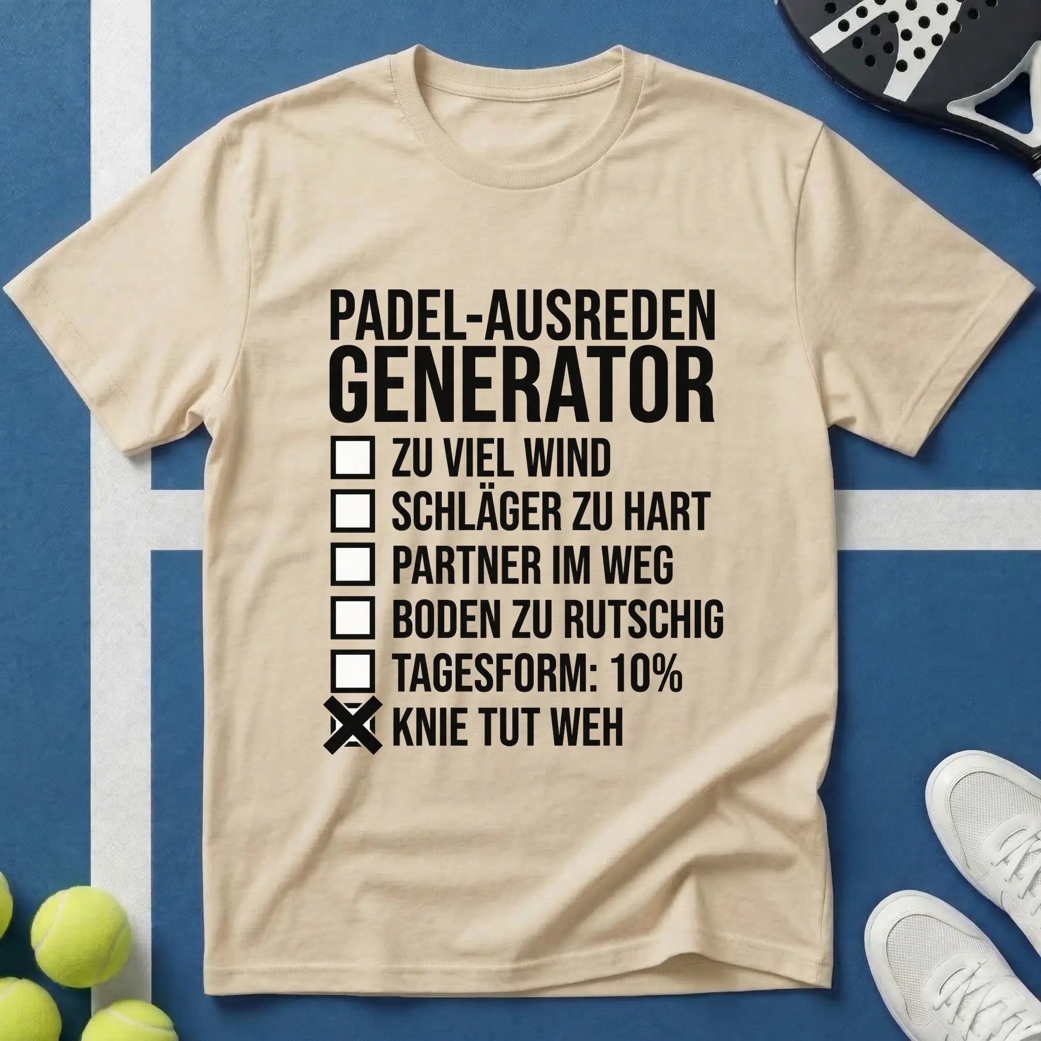 Padel-Ausreden Generator T-Shirt