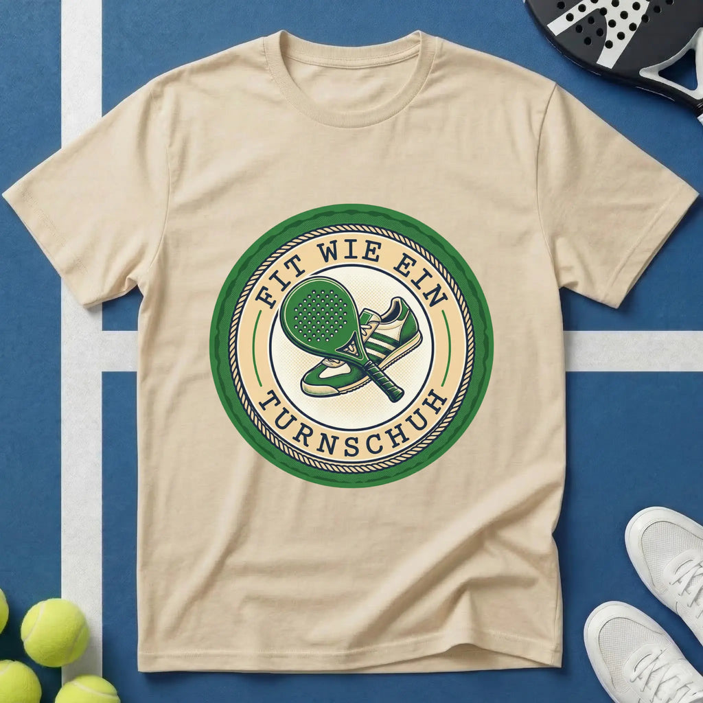 Fit Wie Ein Turnschuh Emblem T-Shirt
