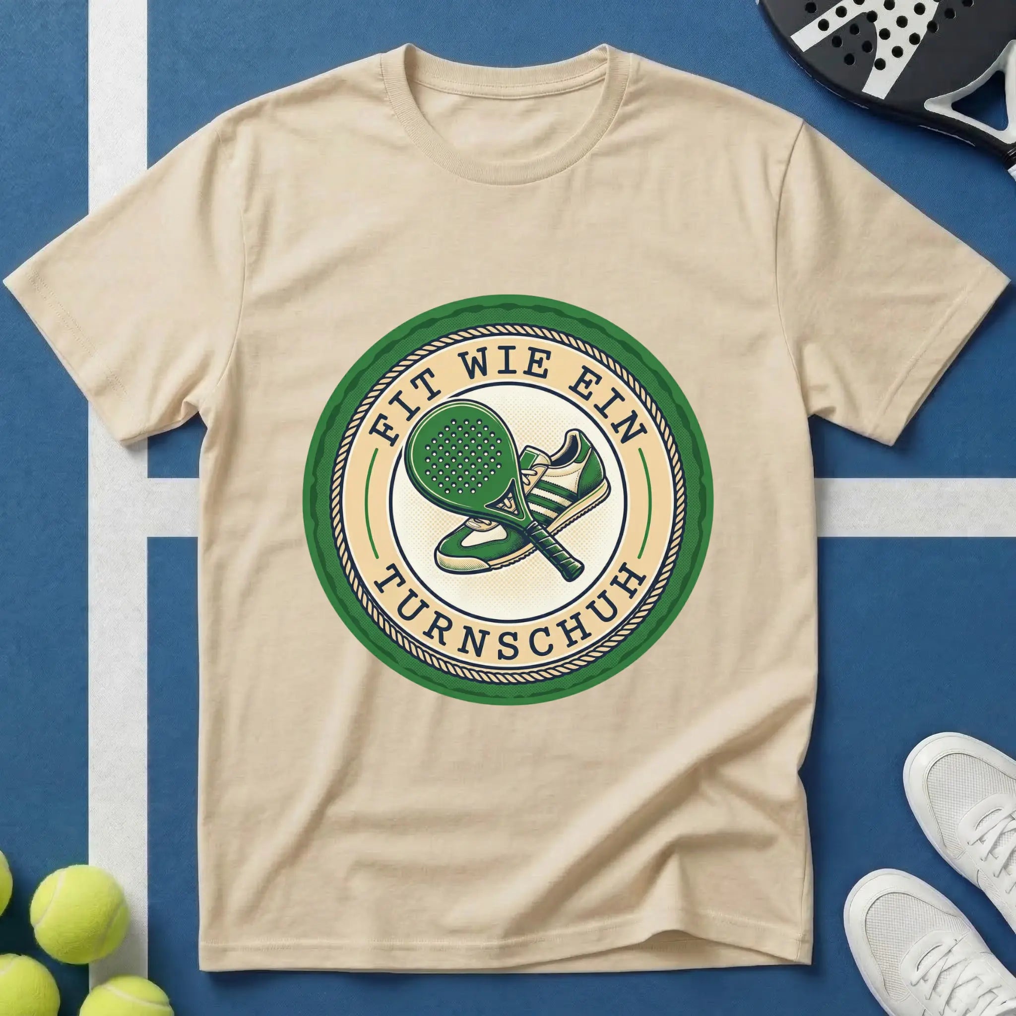 Fit Wie Ein Turnschuh Emblem T-Shirt