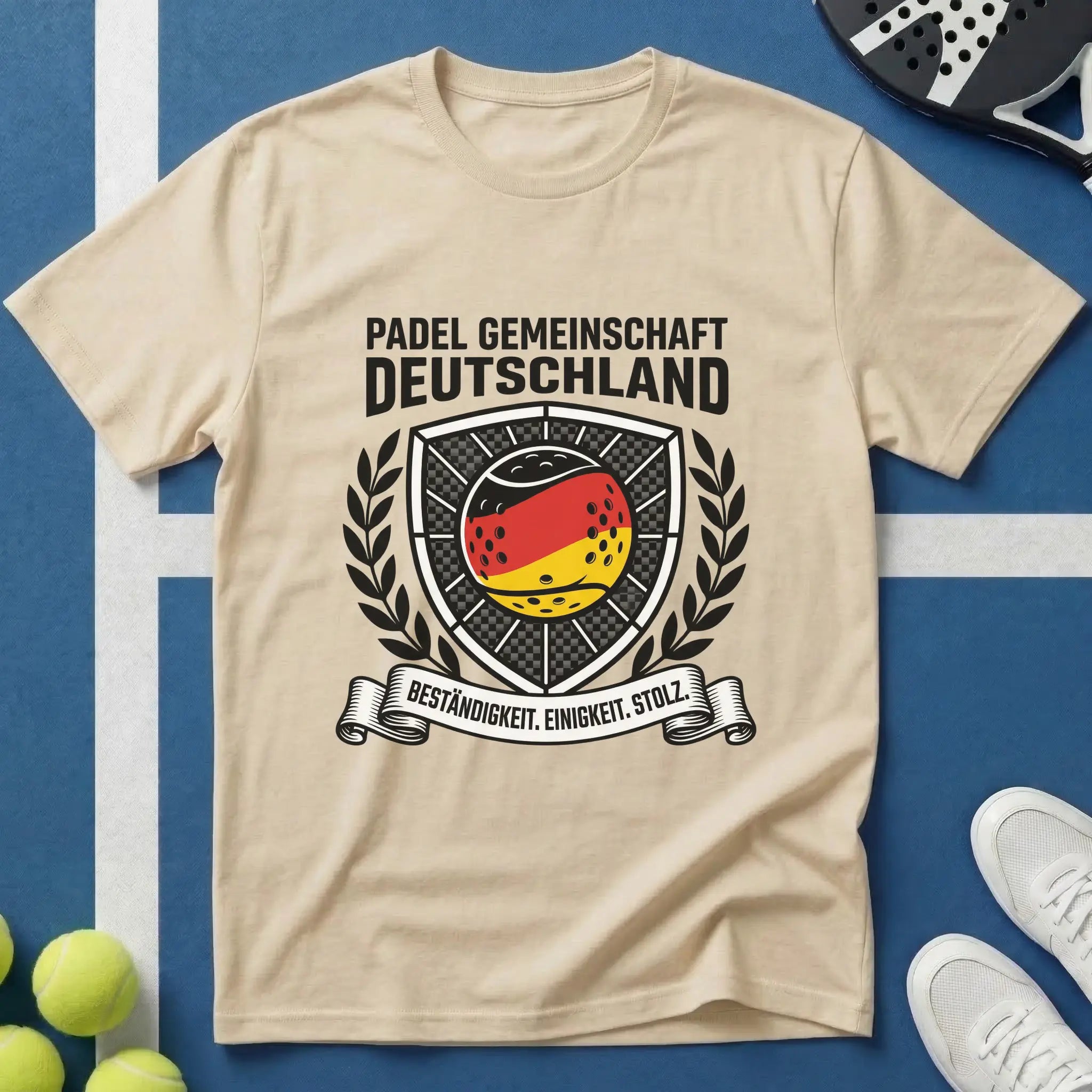 Padel Gemeinschaft Deutschland Wappen T-Shirt