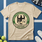 Padel Physik Gesellschaft Badge T-Shirt