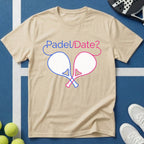 Padel Date mit Schlägern T-Shirt