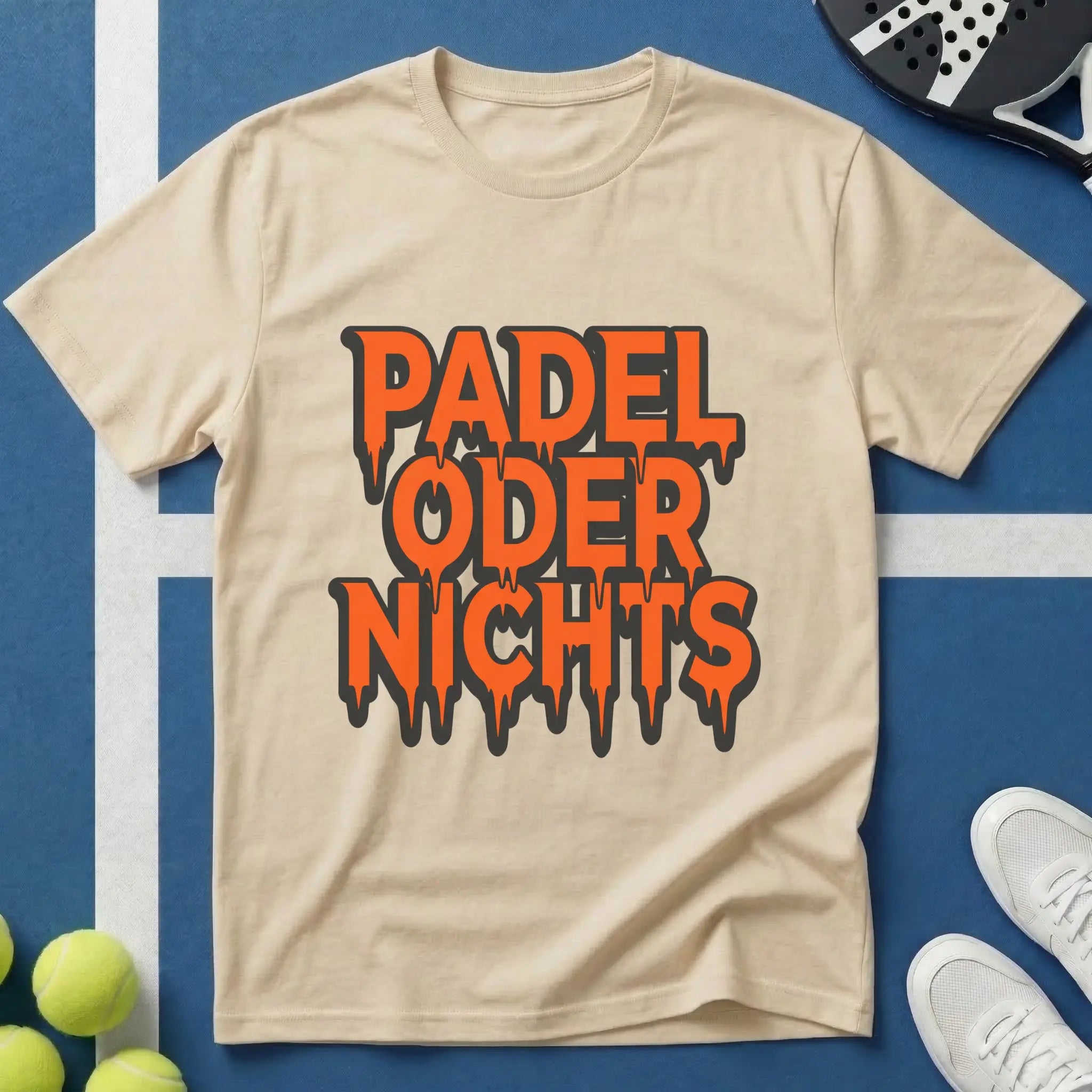 Padel Oder Nichts Dripping Style T-Shirt
