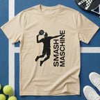 Smash Maschine Silhouette Padel T-Shirt