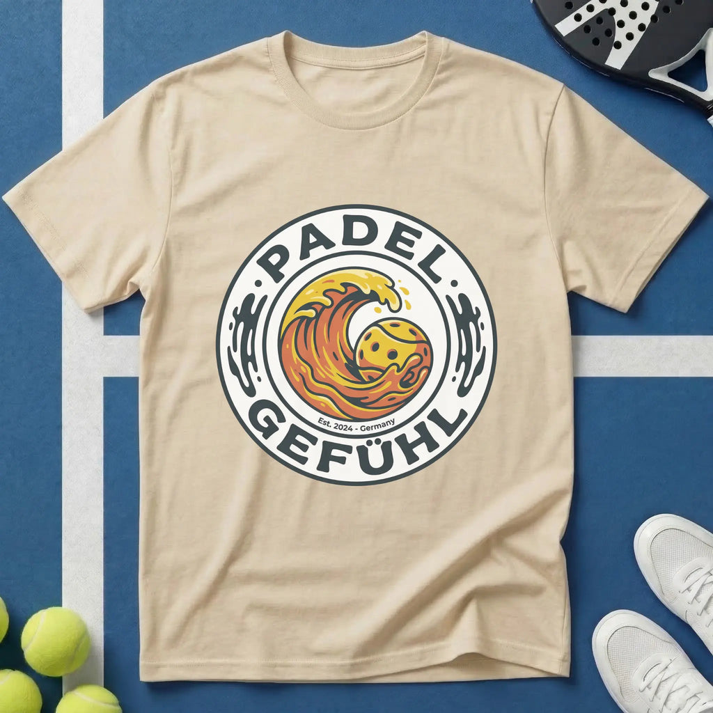 Padel Gefühl Emblem T-Shirt