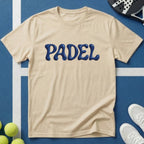 Padel 3D Bubble Schrift T-Shirt