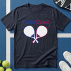 Padel Date mit Schlägern T-Shirt