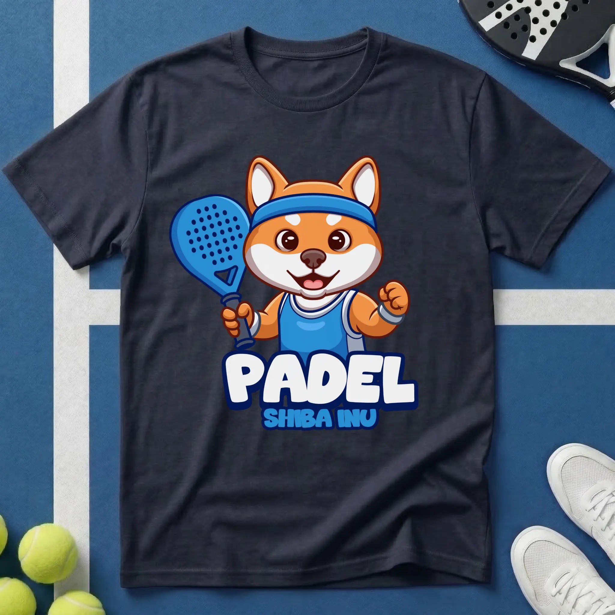 Padel Shiba Inu T-Shirt