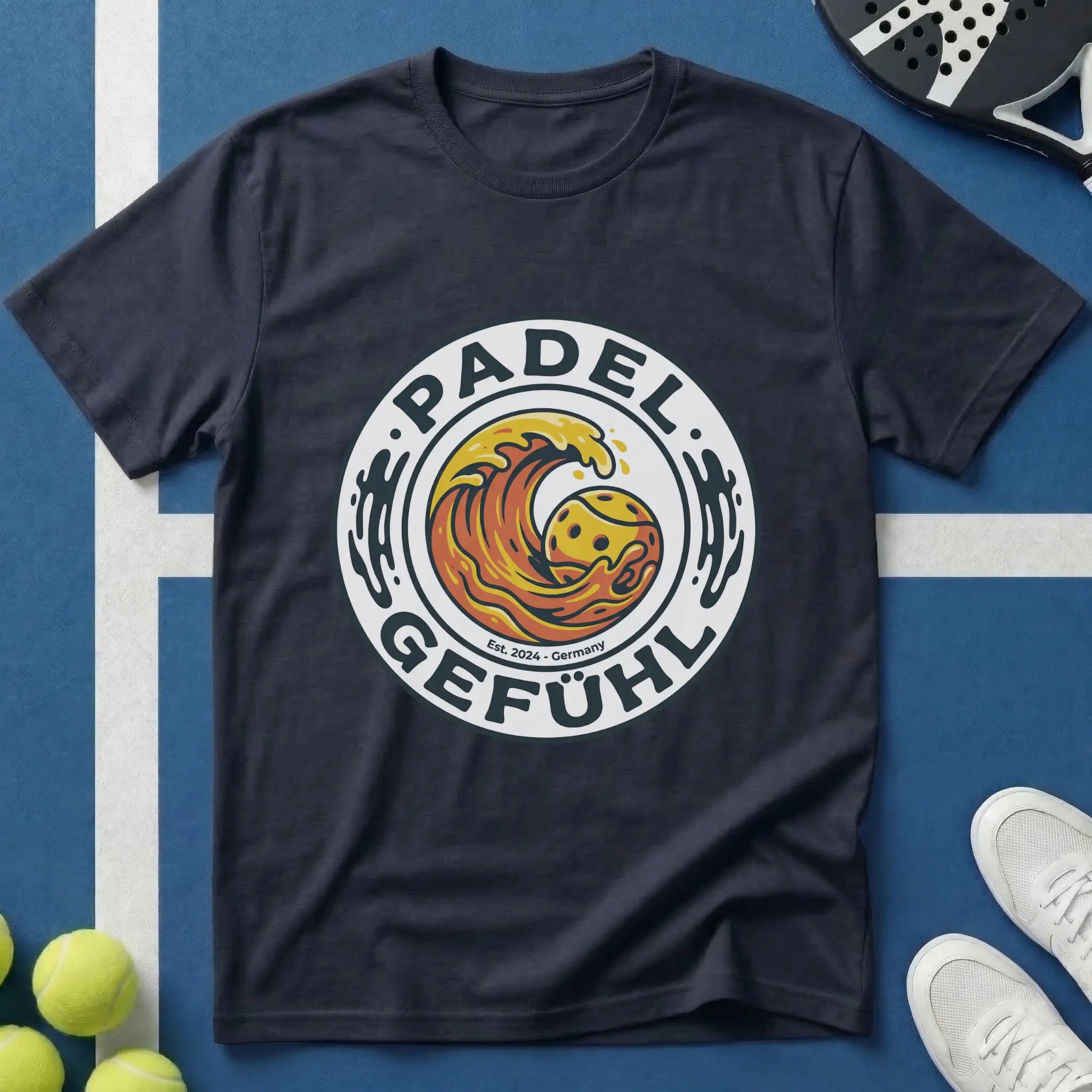 Padel Gefühl Emblem T-Shirt