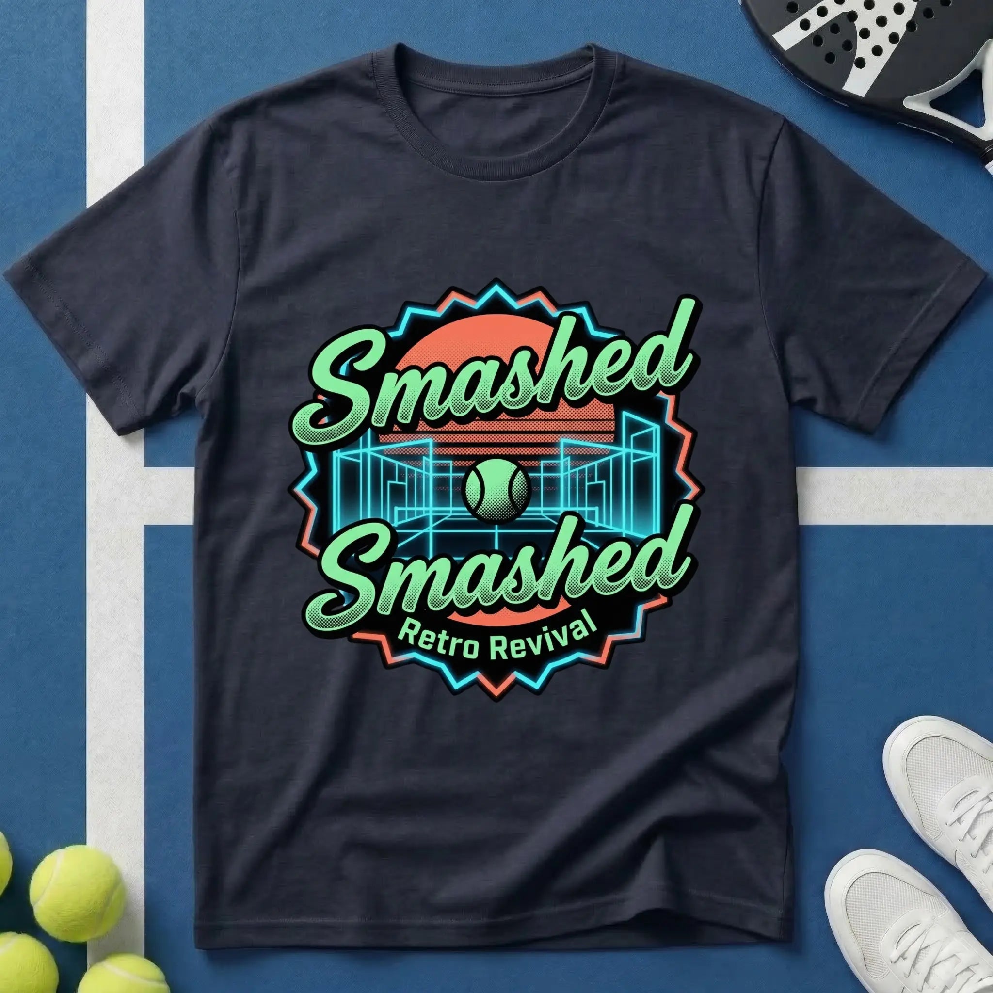 Padel Smashed Retro Revival T-Shirt