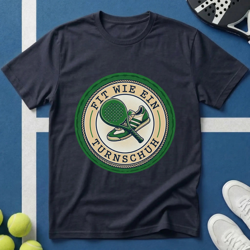 Fit Wie Ein Turnschuh Emblem T-Shirt