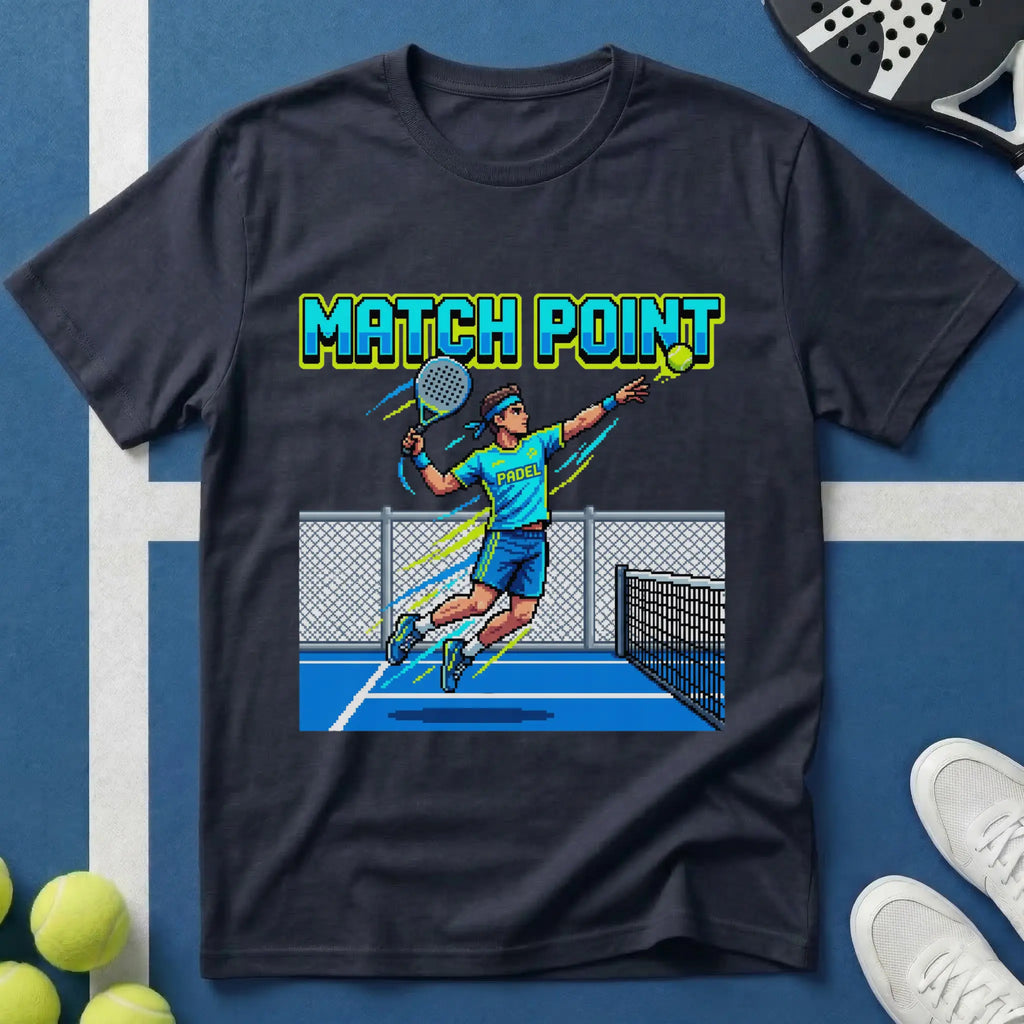 Padel Match Point Comic Style T-Shirt