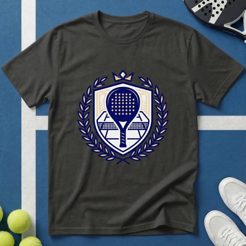 Königliches Padel Wappen mit Krone 2 T-Shirt