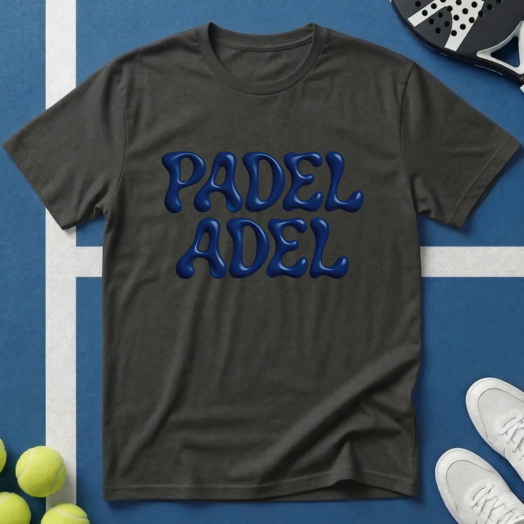 Padel Adel 3D Bubble Schrift T-Shirt