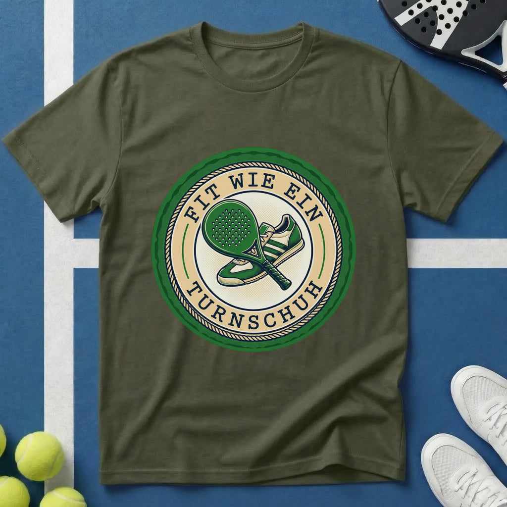 Fit Wie Ein Turnschuh Emblem T-Shirt