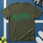 Alles Padel Grün Wavy Style T-Shirt