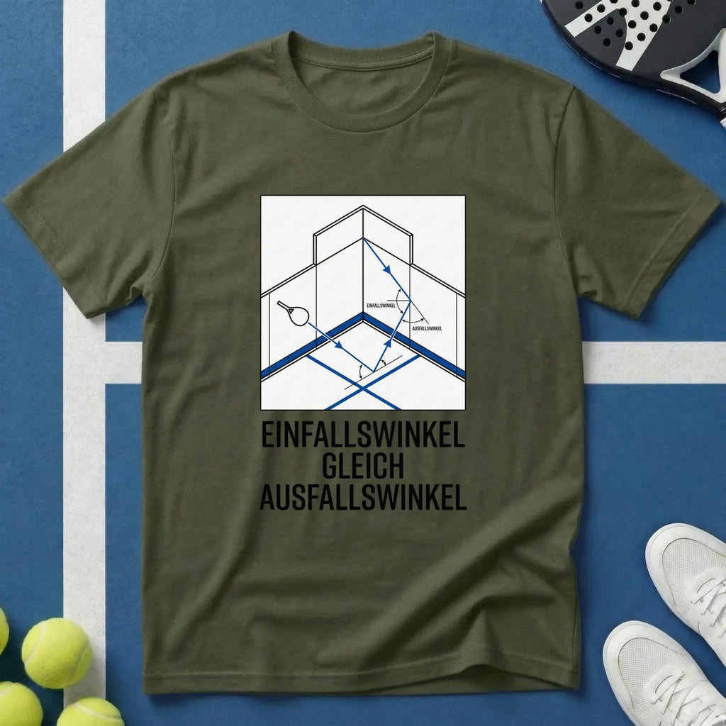 Einfallswinkel Gleich Ausfallswinkel Padel T-Shirt