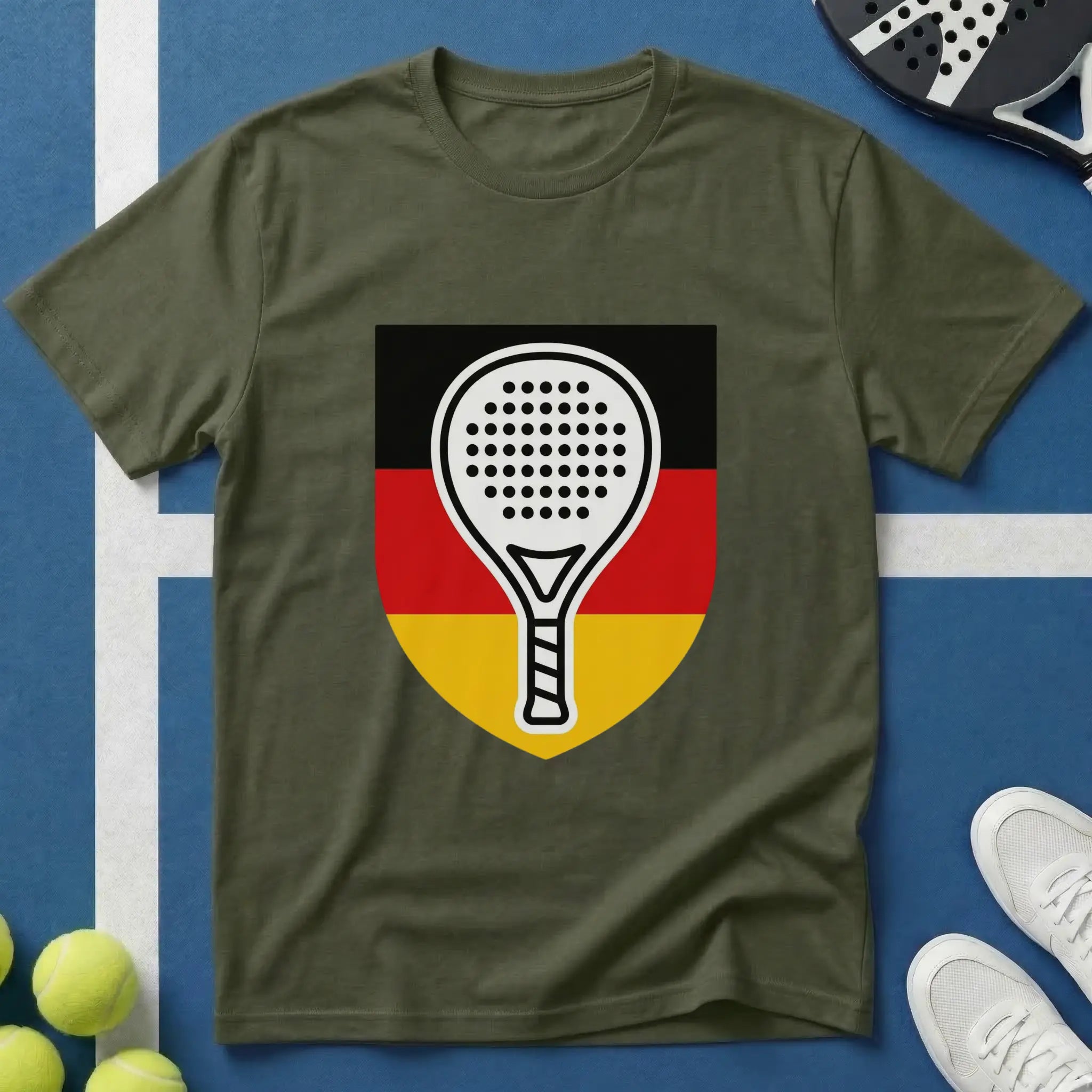Padel in Deutschland Fahne T-Shirt