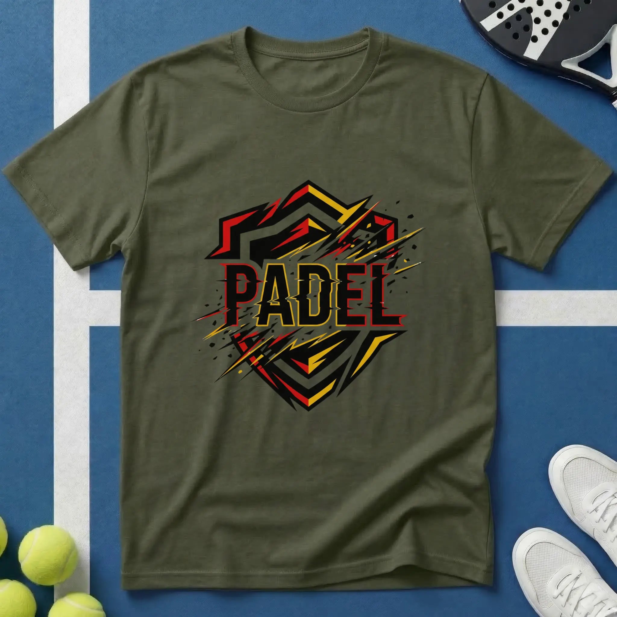 Padel Deutsches Wappenschild T-Shirt