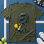 Dripping black Padel T-Shirt