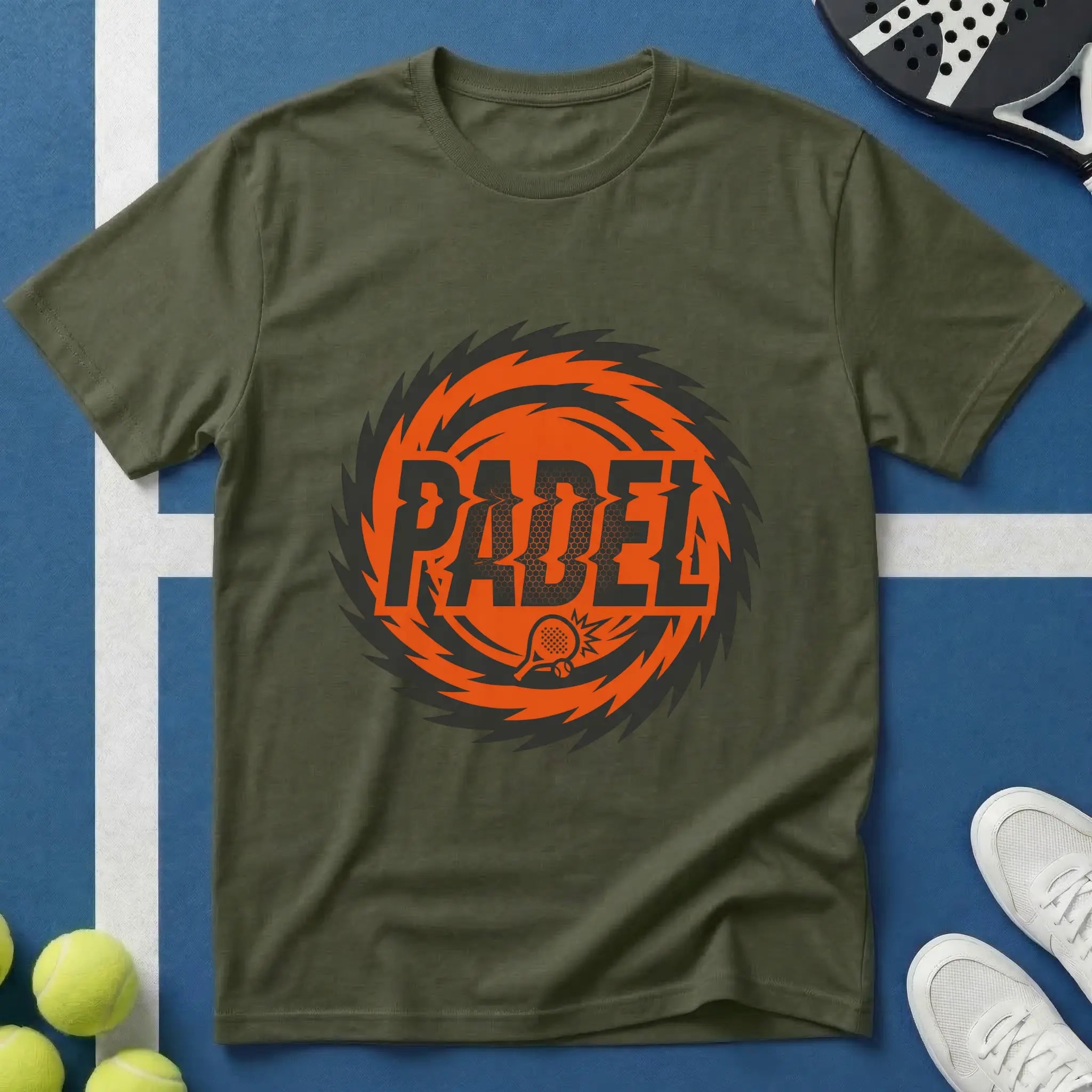 Padel Sägeblatt Emblem T-Shirt
