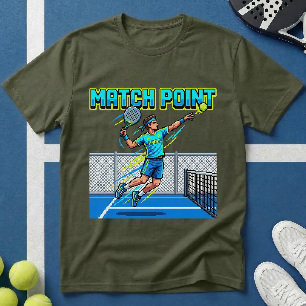 Padel Match Point Comic Style T-Shirt