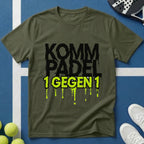 Komm Padel 1 Gegen 1 Dripping T-Shirt