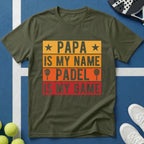 Papa my name Padel my game T-Shirt