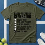 Padel-Ausreden Generator T-Shirt