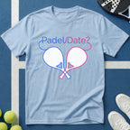 Padel Date mit Schlägern T-Shirt