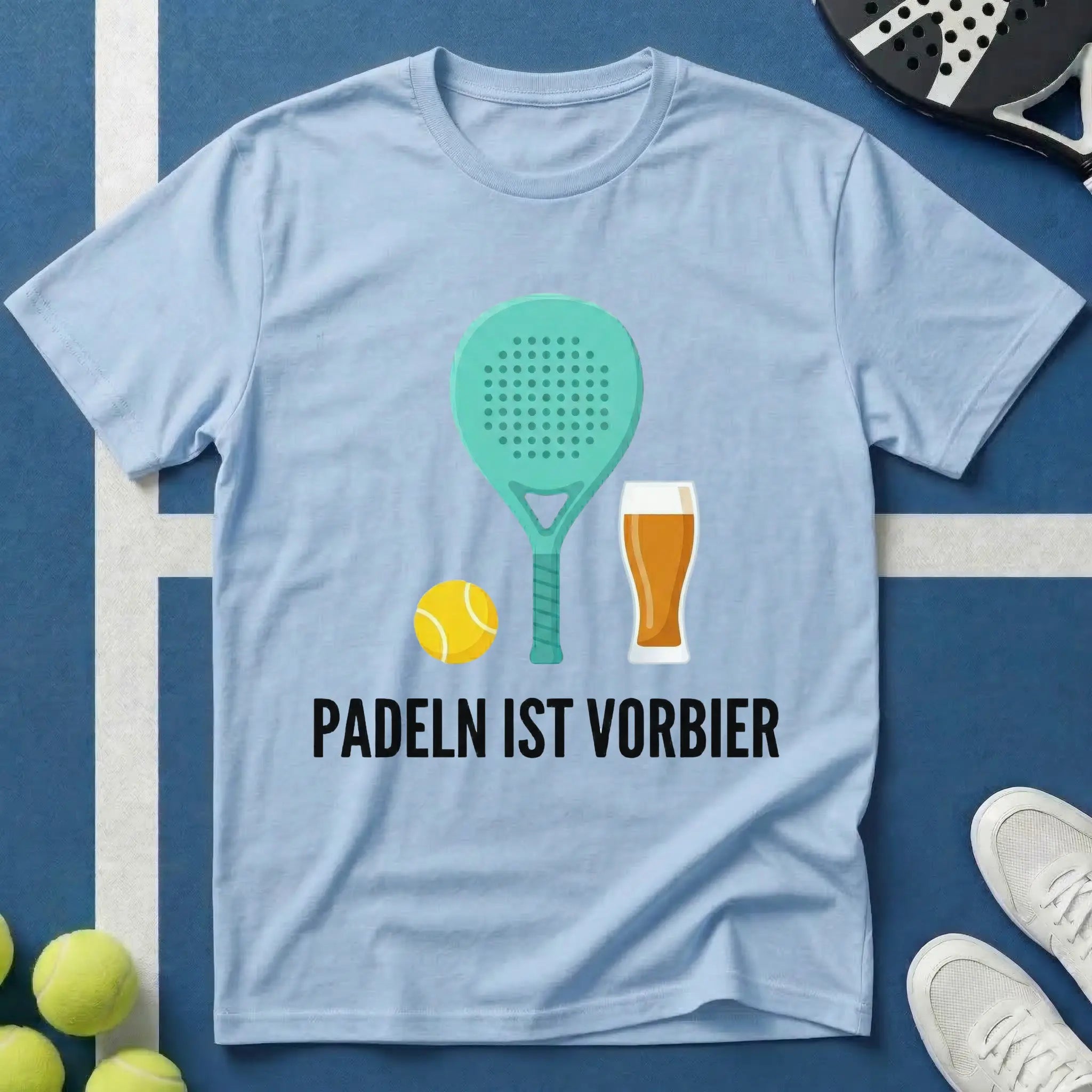 Padeln ist Vorbier Clip Art T-Shirt