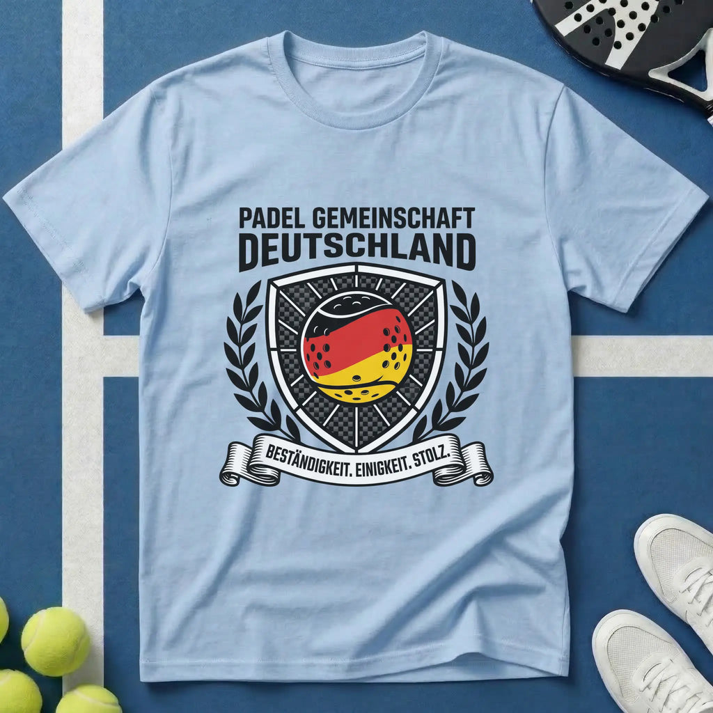 Padel Gemeinschaft Deutschland Wappen T-Shirt