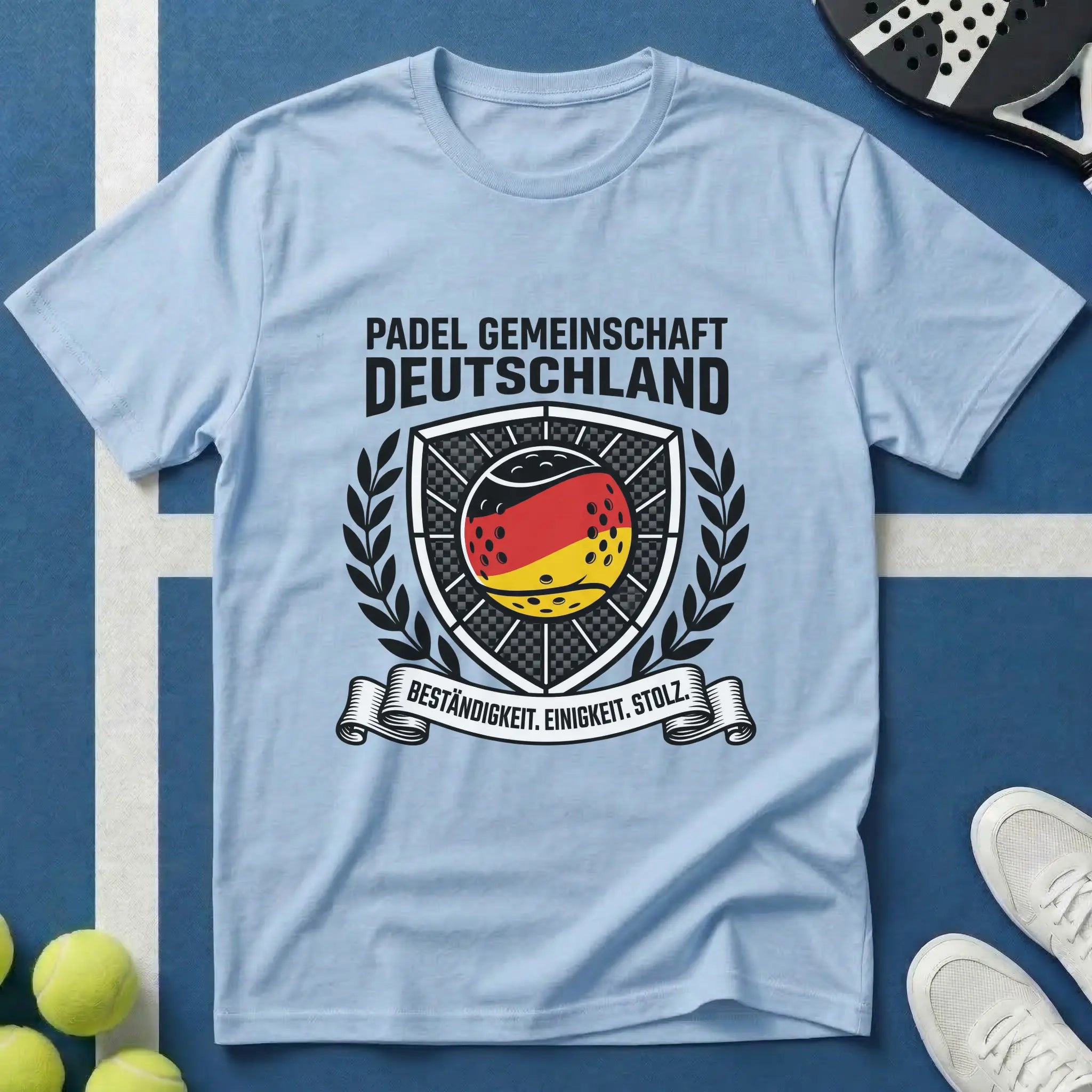 Padel Gemeinschaft Deutschland Wappen T-Shirt