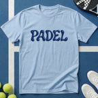 Padel 3D Bubble Schrift T-Shirt