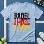 Padel Deutschland Farben Dripping Style T-Shirt