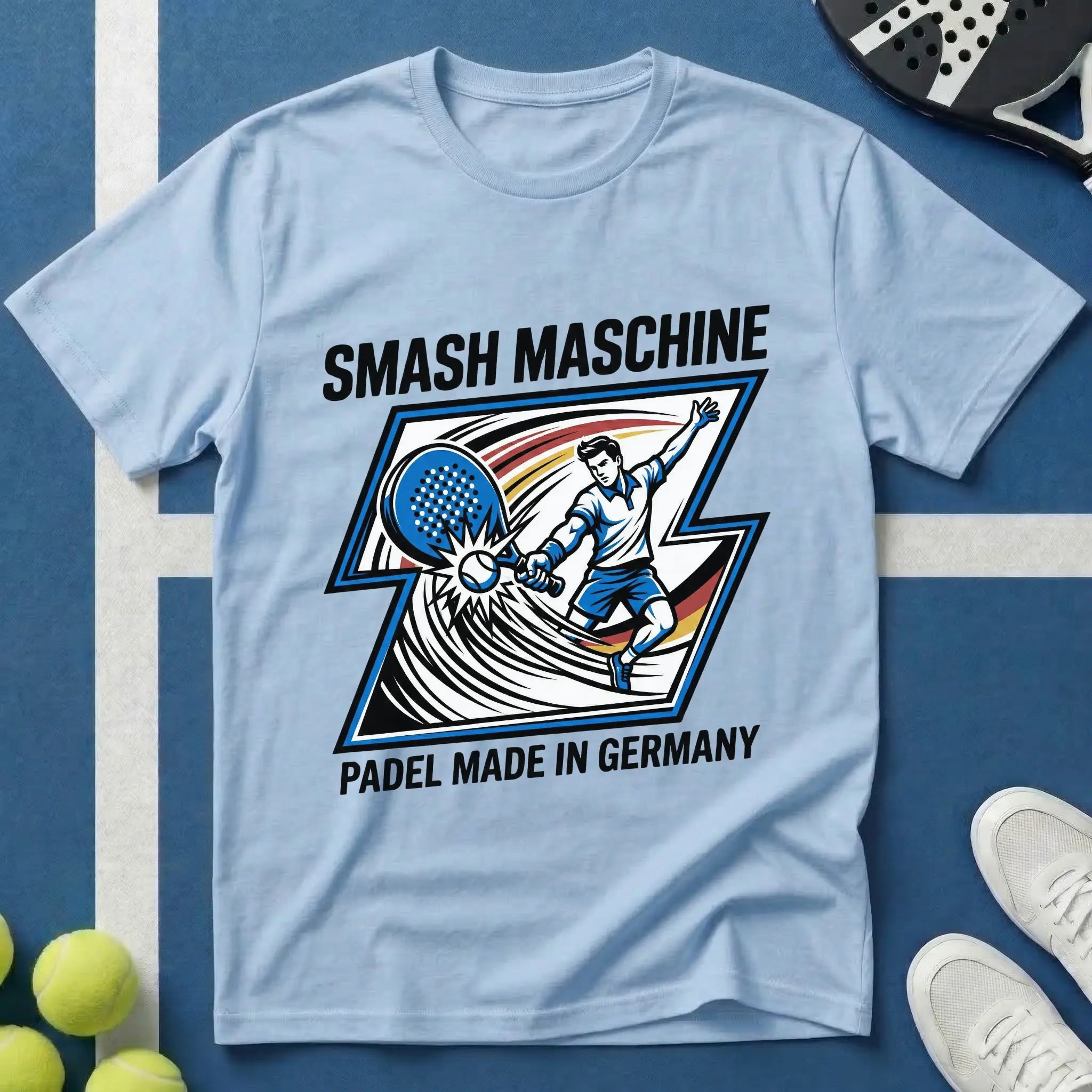 Smash Maschine Padel made in Germany T-Shirt