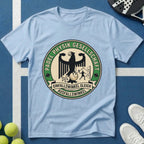 Padel Physik Gesellschaft Badge T-Shirt