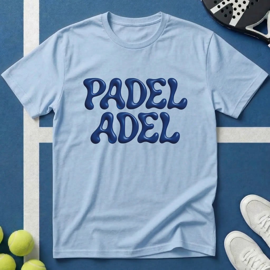Padel Adel 3D Bubble Schrift T-Shirt
