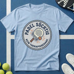 Padel süchtig Vintage Badge T-Shirt