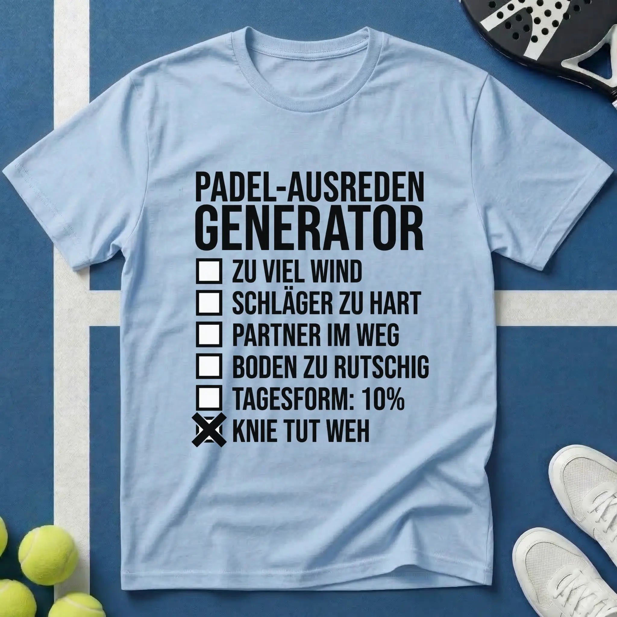 Padel-Ausreden Generator T-Shirt