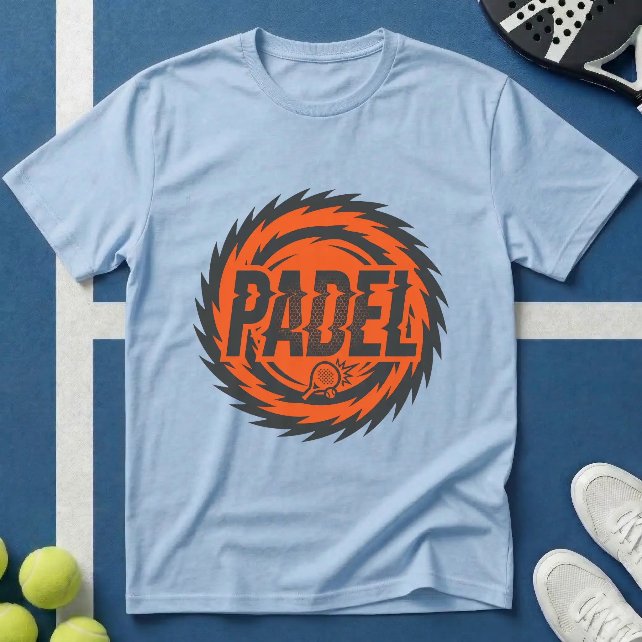 Padel Sägeblatt Emblem T-Shirt