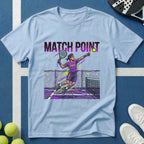 Match Point Lila Gaming Style Padel T-Shirt