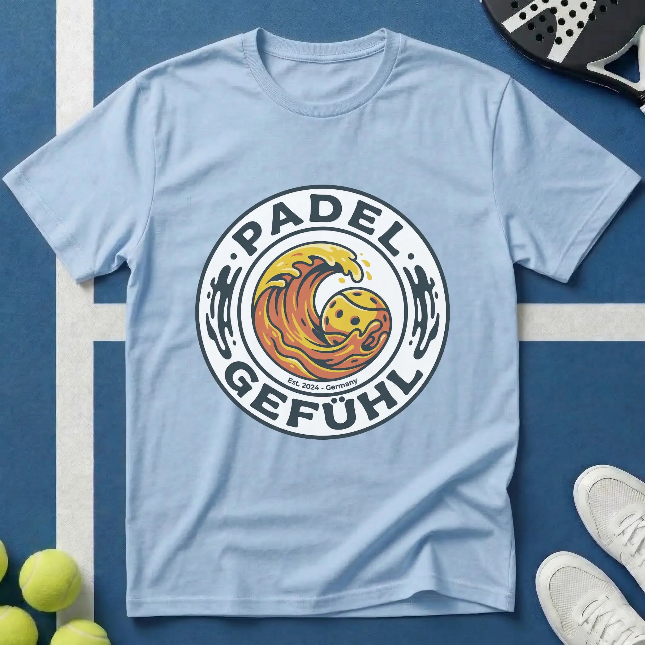 Padel Gefühl Emblem T-Shirt