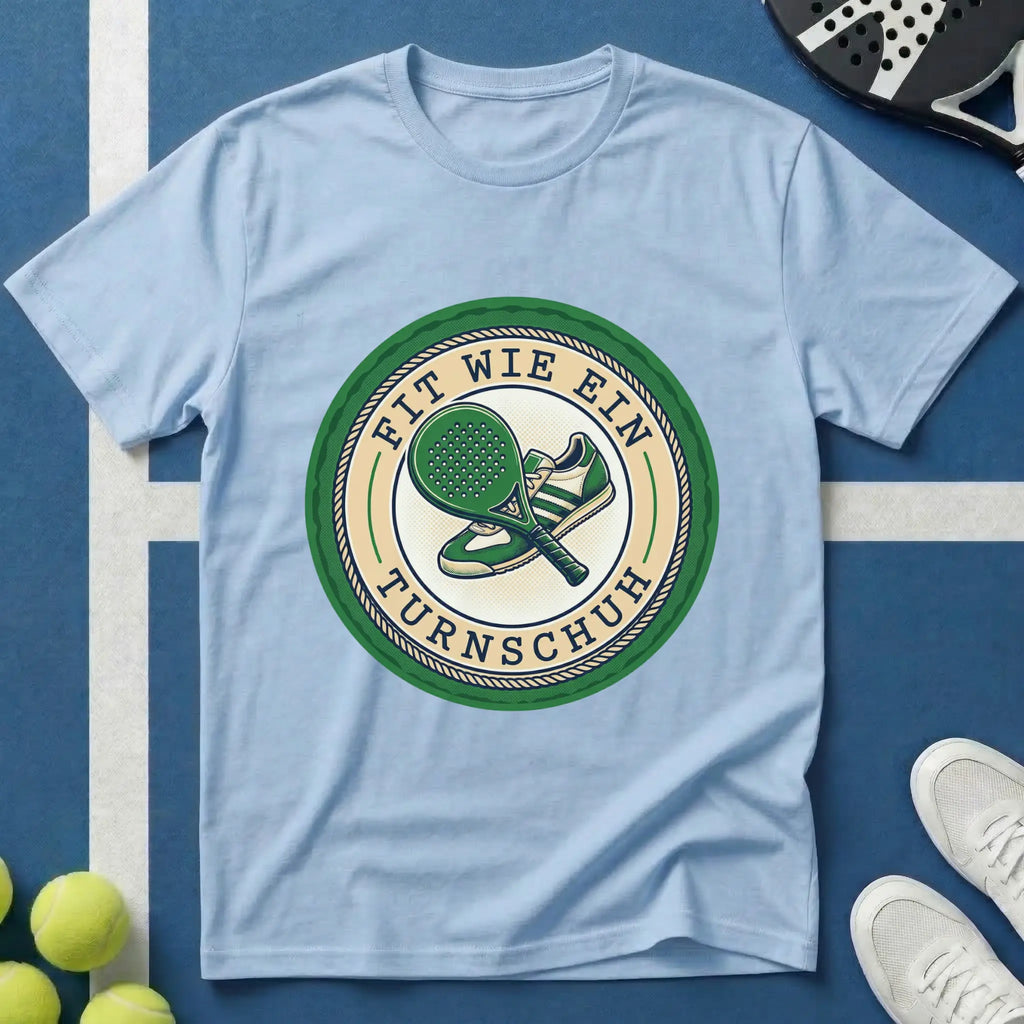 Fit Wie Ein Turnschuh Emblem T-Shirt