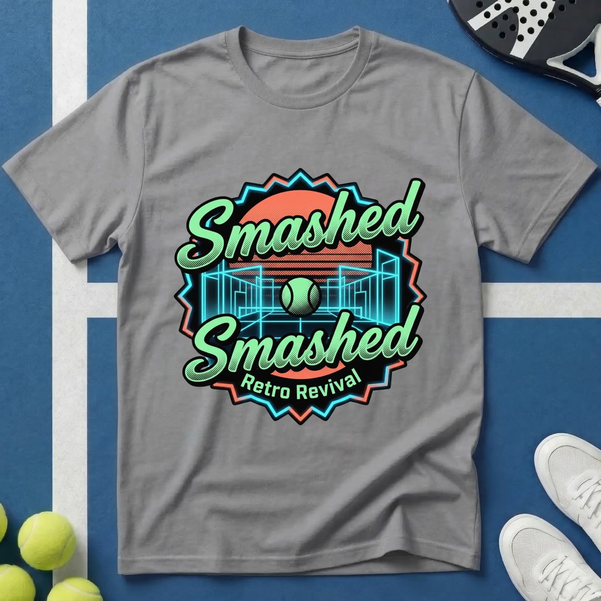 Padel Smashed Retro Revival T-Shirt