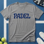 Padel 3D Bubble Schrift T-Shirt