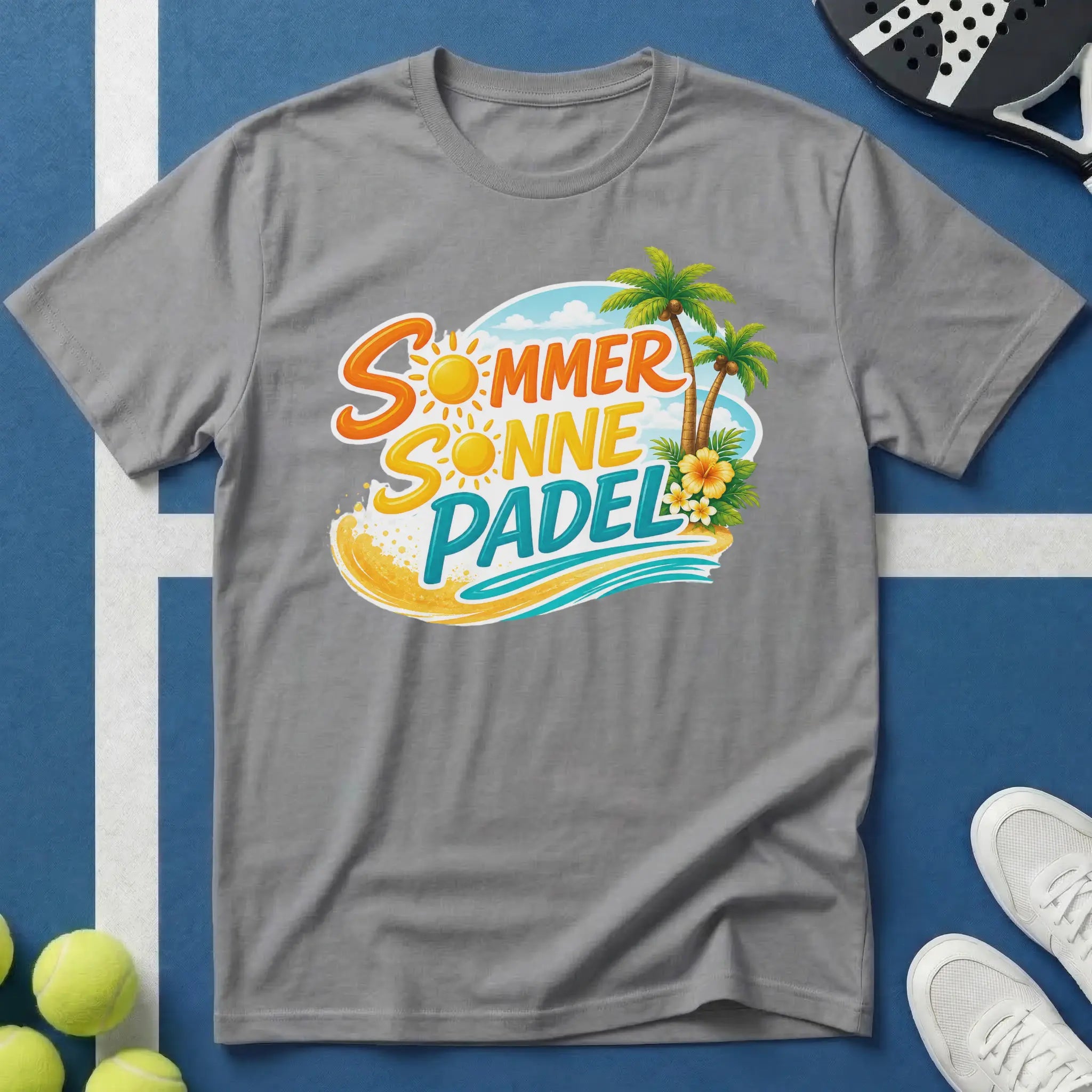 Sommer Sonne Padel Tropical Edition T-Shirt